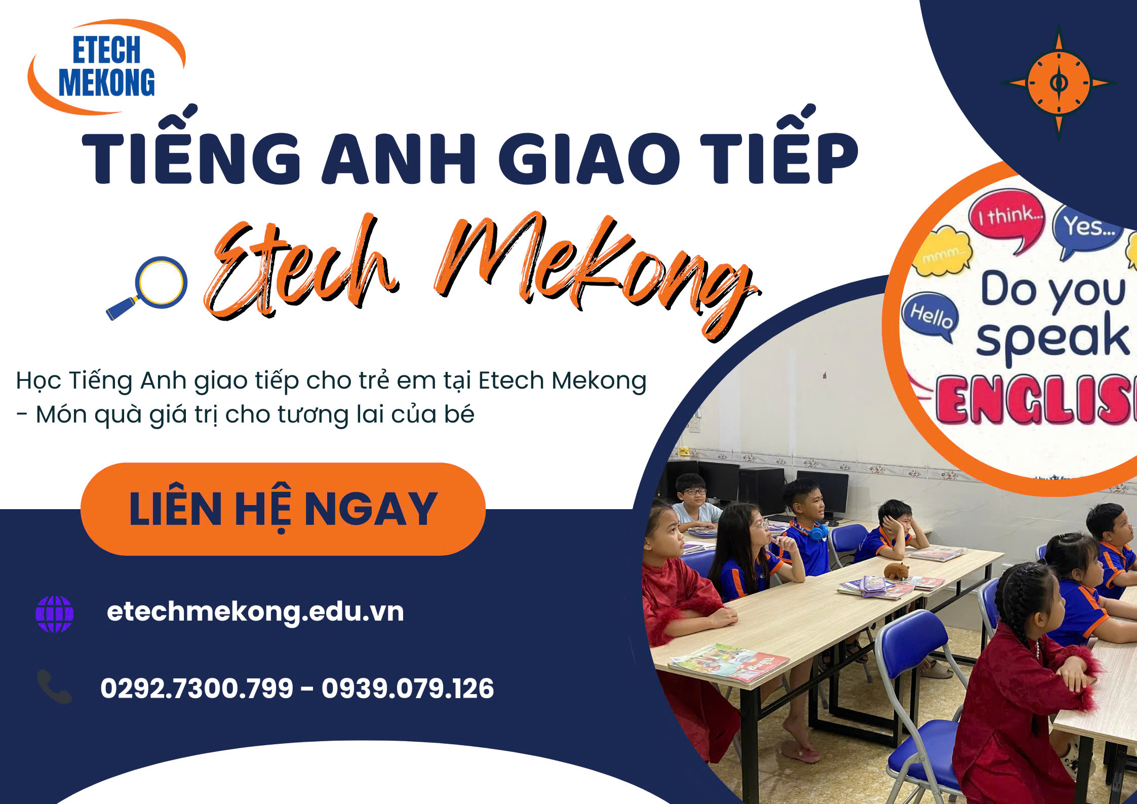 KHÓA HỌC TIẾNG ANH GIAO TIẾP TẠI ETECH MEKONG CẦN THƠ