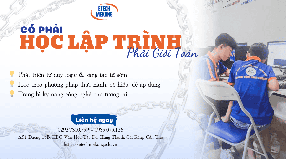 Trẻ em học tại ETECH MEKONG, phương pháp giáo dục hiện đại