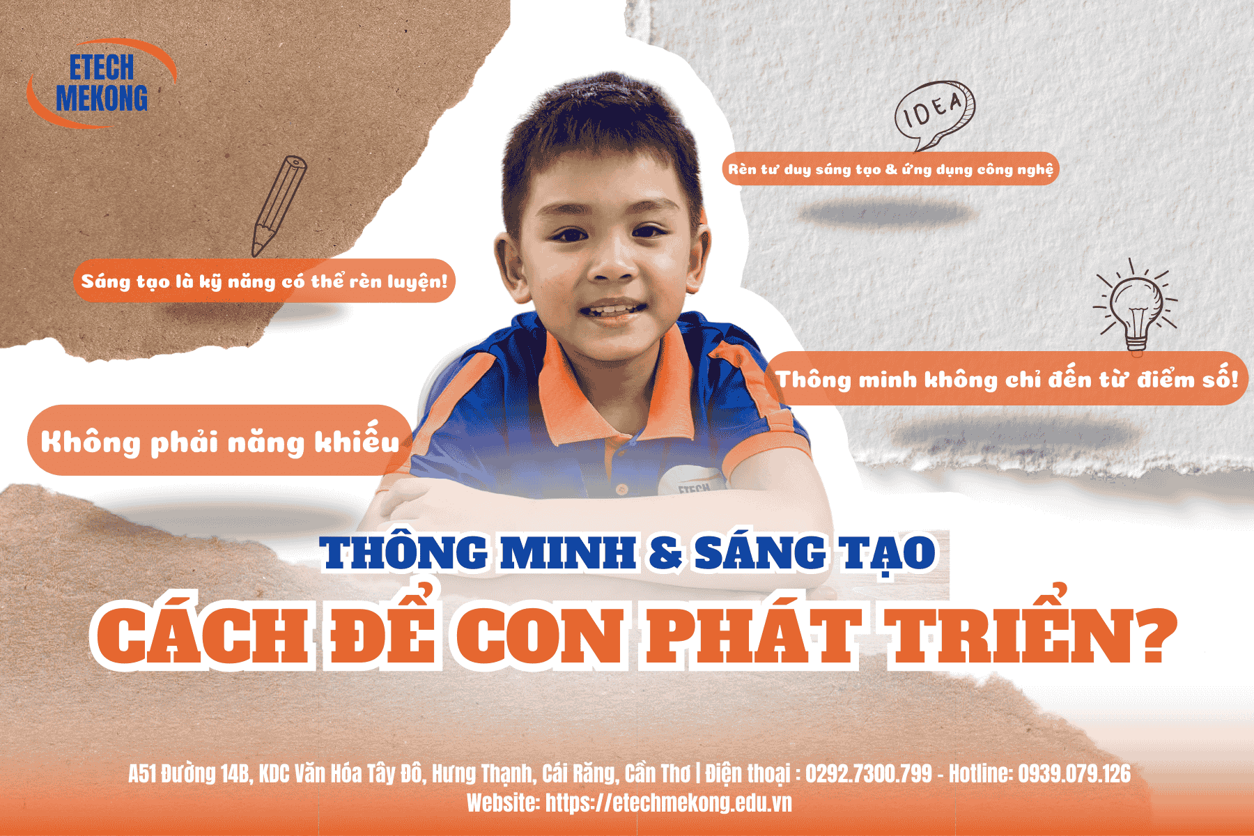 Trẻ em học tại ETECH MEKONG, lợi ích khi cho con học lập trình sớm 