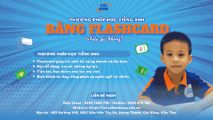 Trẻ em học tại ETECH MEKONG, học tiếng Anh bằng flashcard