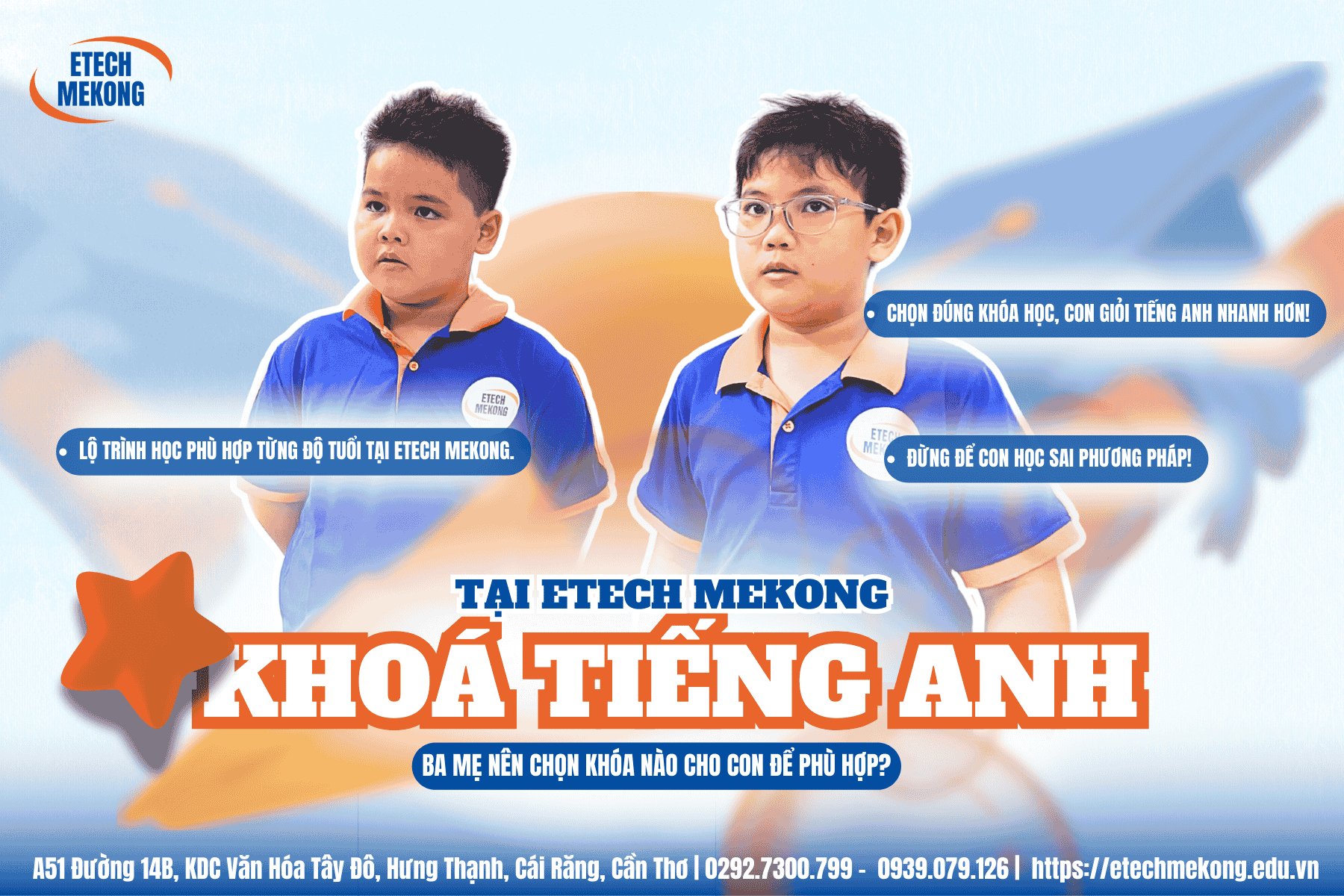 khóa học Tiếng Anh nào phù hợp với độ tuổi của con bạn