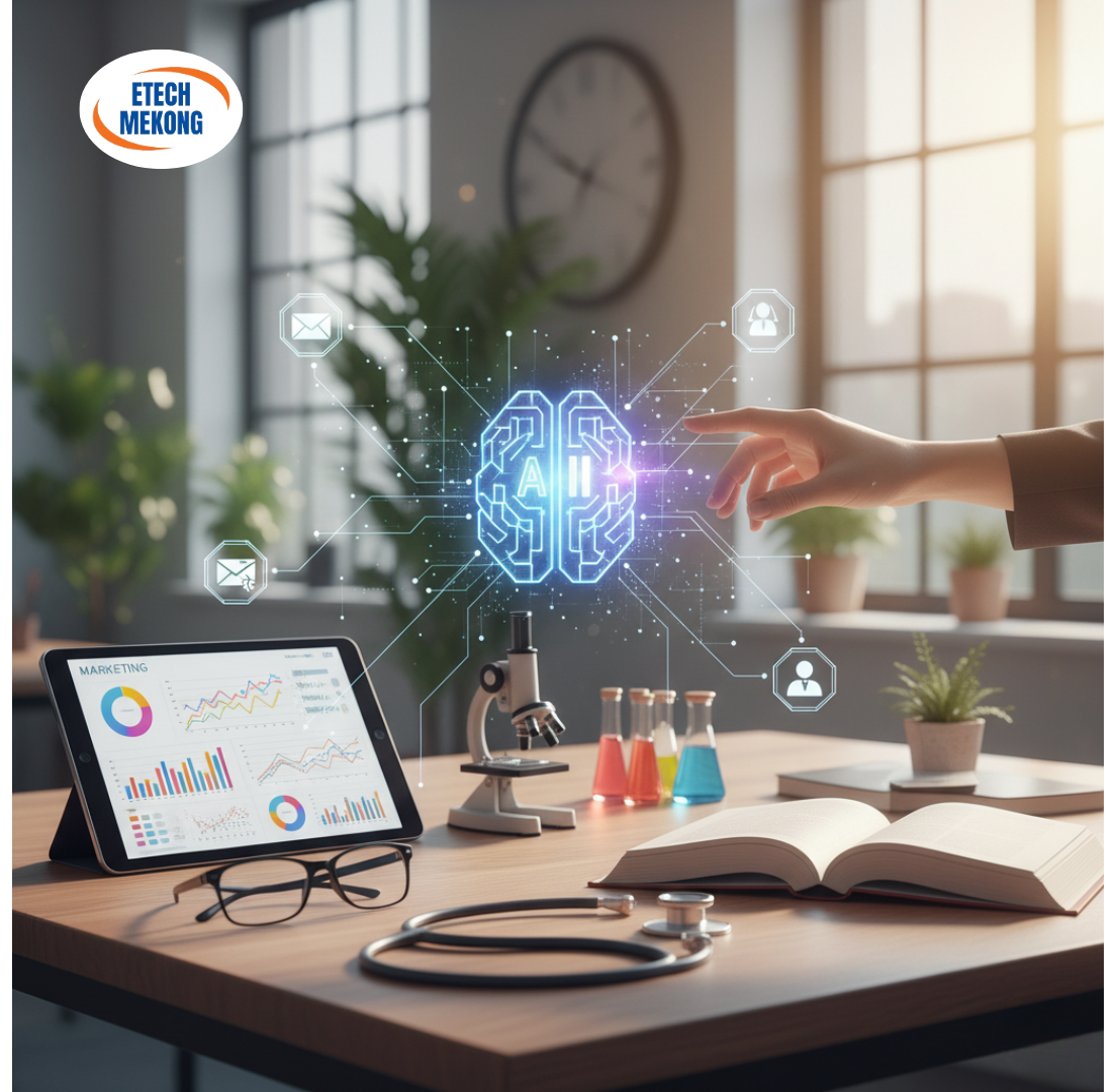 học AI For Work tại Etech Mekong