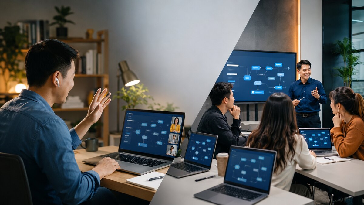 So sánh học AI online và offline cho người đi làm